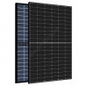 Solarmodul 380Wp mit schwarzer Rahmen, IP68, 1000mm Kable， DAH Photovoltaik Glas Foli Module